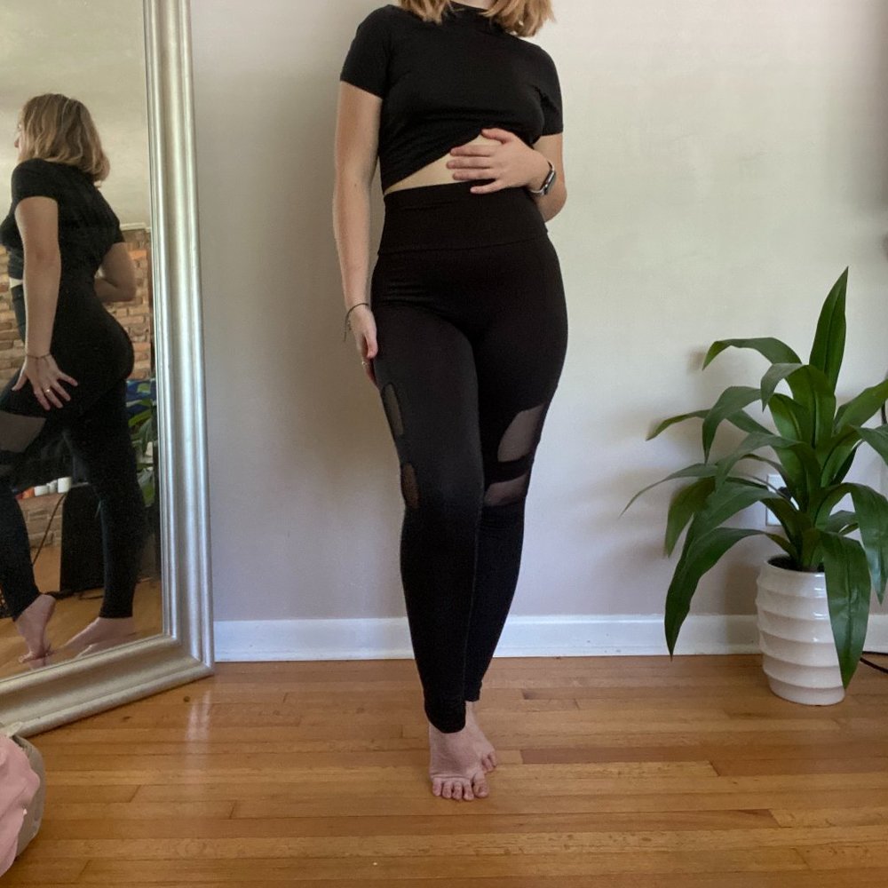Fashion Nova Black High Waisted Leggings